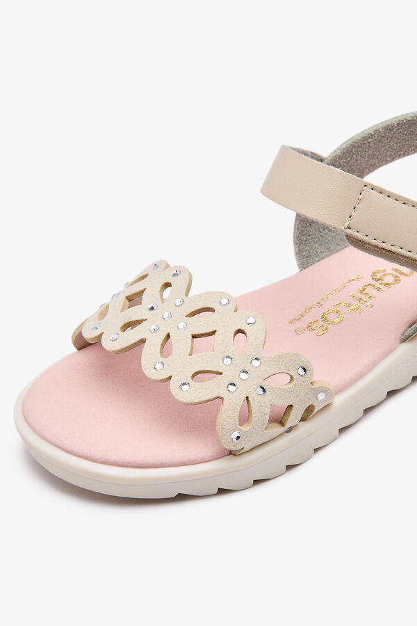 Conguitos Butterfly strap sandals brown