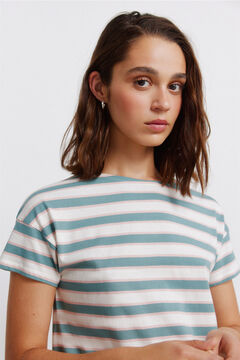 Springfield Striped double cotton T-shirt