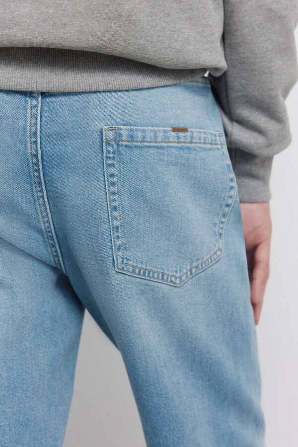 Springfield Medium light wash regular fit jeans blue