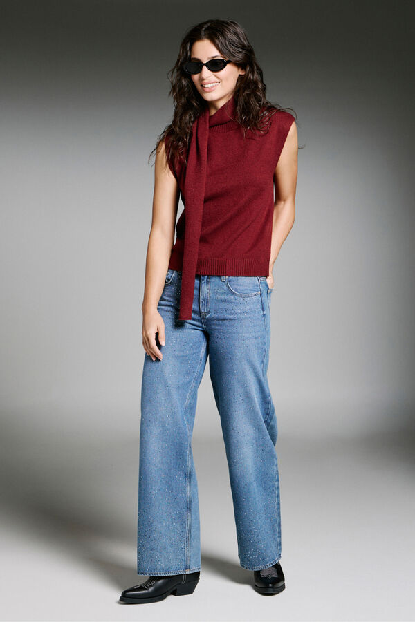 Only Strick- Top​ mit Print