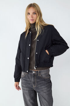 Balmohk Chaqueta acolchada cuello pana