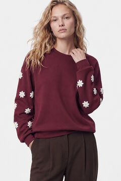 Pieces Sudadera cuello redondo estampada