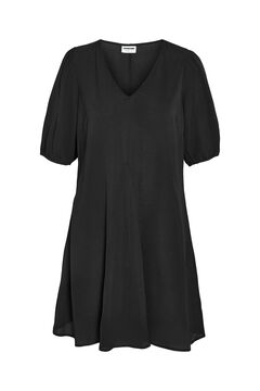 Springfield Kleid mit kurzen Ärmeln schwarz