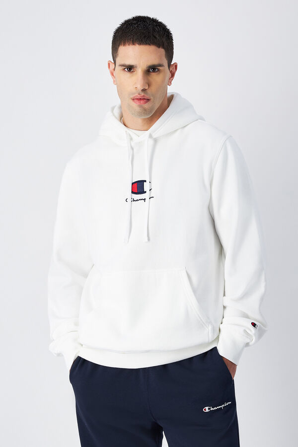 Champion Sweatshirt with hood white