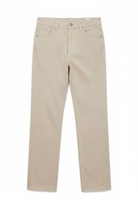 Springfield 5-pocket washed straight fit trousers