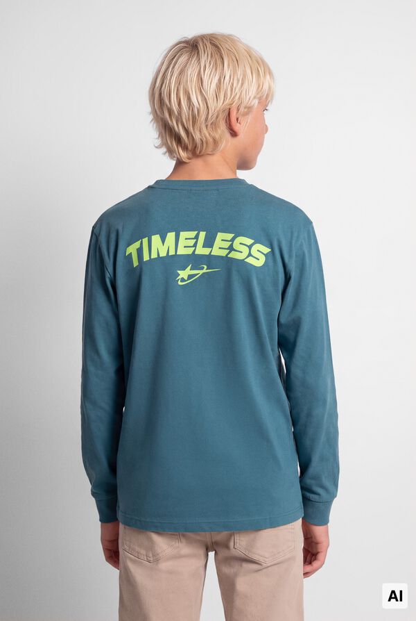 Springfield Kids Majica dugih rukava "Timeless" za dečake Plava