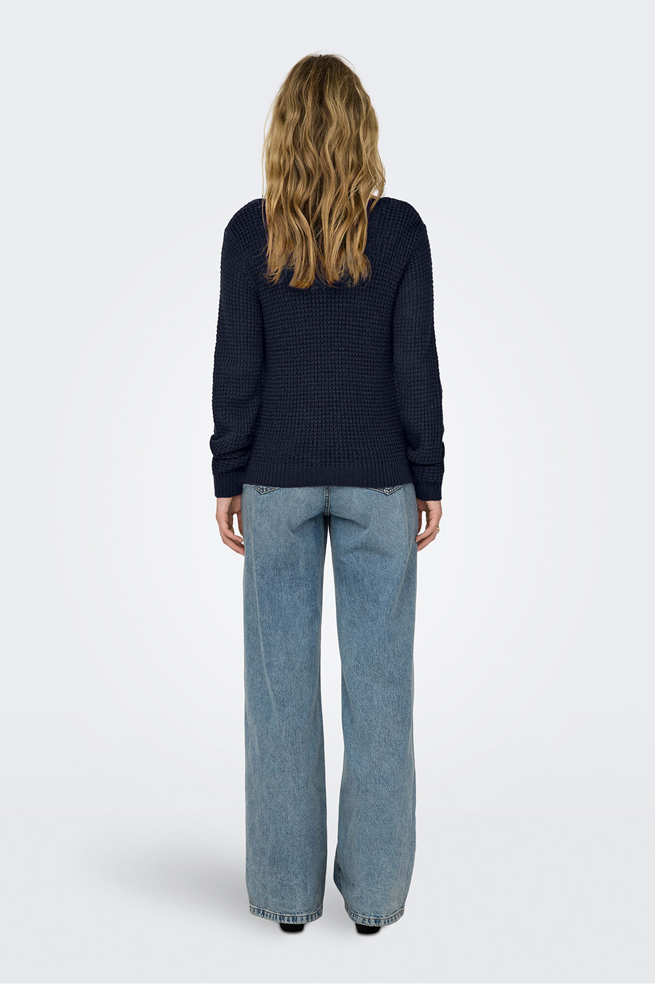 JDY Pullover mit V-Ausschnitt, spitz zulaufend Ausschnitt