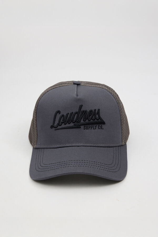 Inside Gorra trucker logo bordado gris