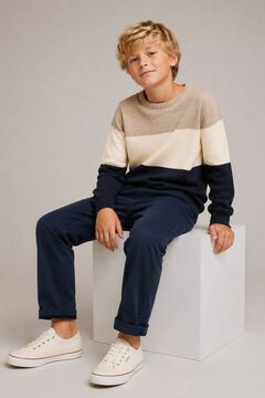 Name It Camisola de malha gola redonda