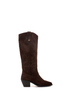 MTNG Botas cowboy de cano alto com bordados