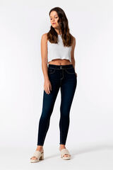 Springfield Jeans One Size Skinny Classic High Waisted blue