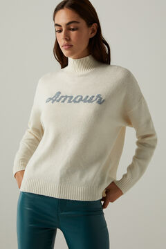 Springfield Reconsider Intarsia "Amour" jumper brown