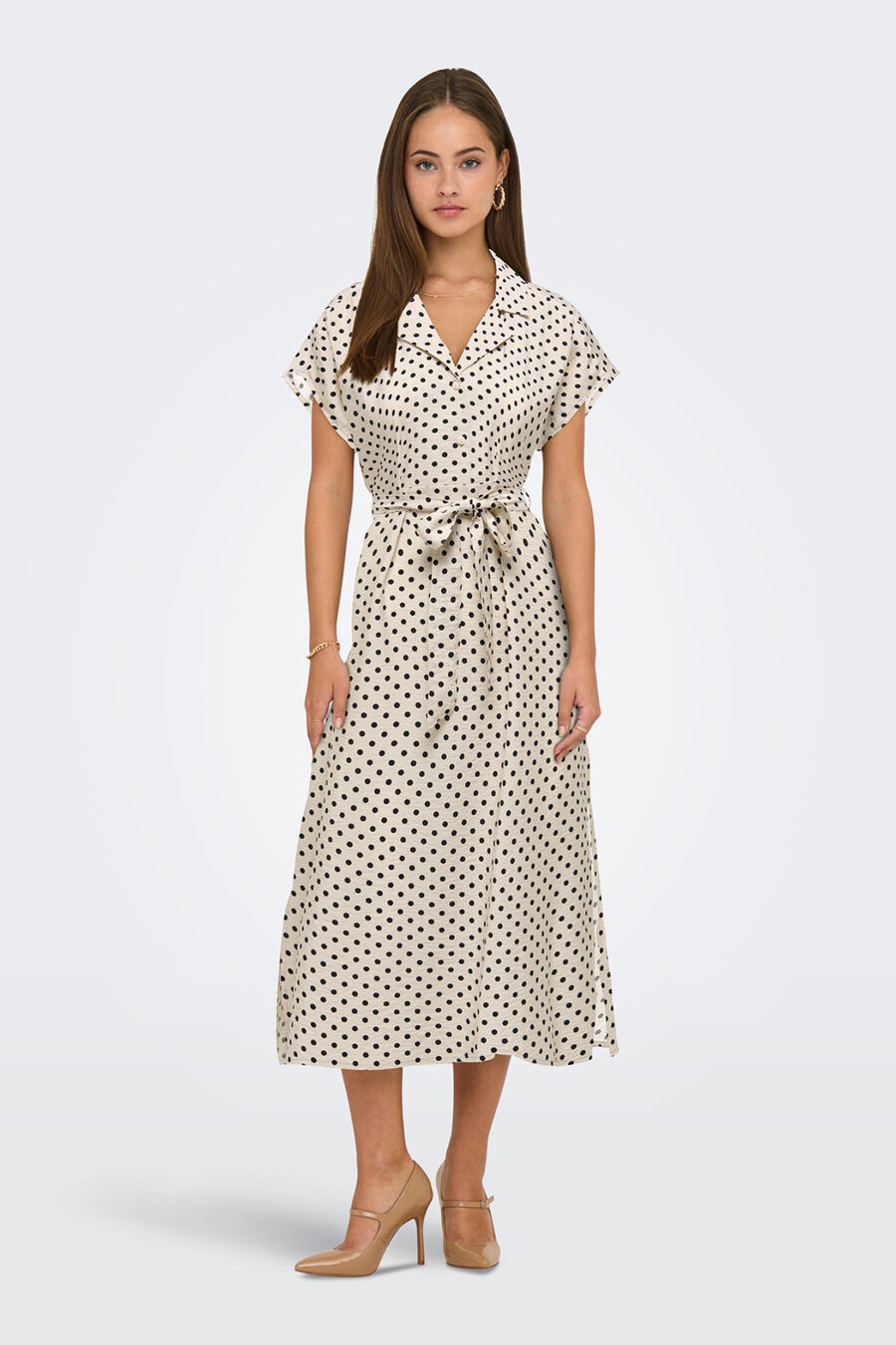 Vestido midi camisero