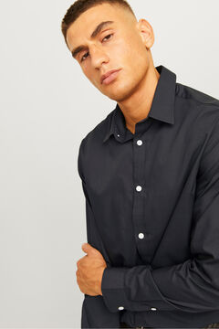 JJ REBEL Camisa formal slim fit sarga