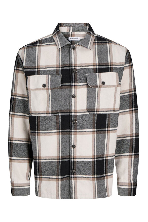 Jack & Jones Sobrecamisa cuadros gris