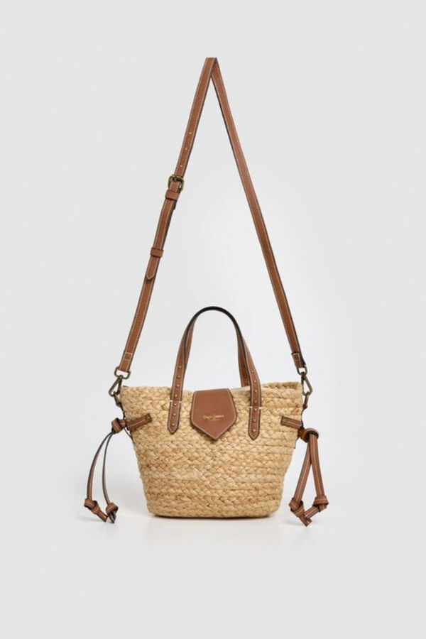 Pepe Jeans Bolso bandolera asa corta tostado