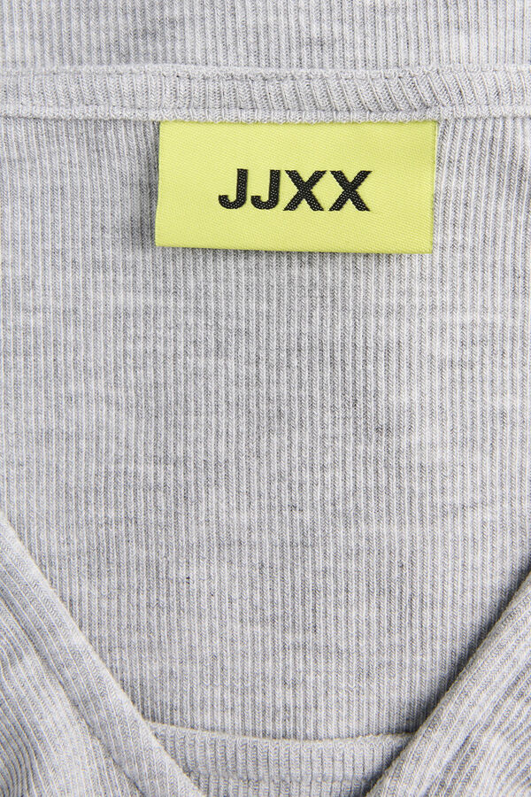 Jack & Jones Girl Asymmetric long sleeve top grey