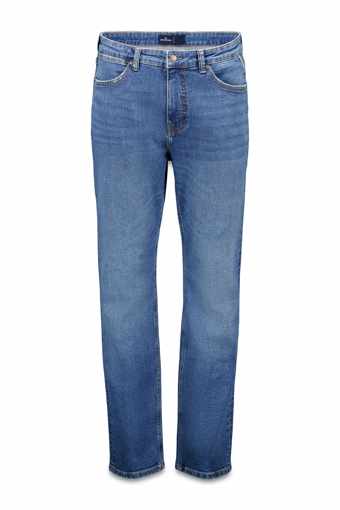 Springfield Jeans lavagem m&eacute;dia slim fit