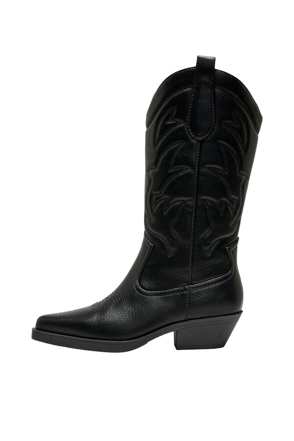 Only Cowboy boot noir