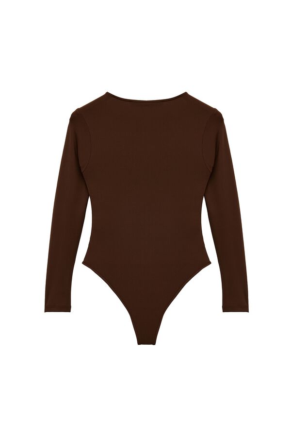 Koton Bodysuit with snap fastening nude