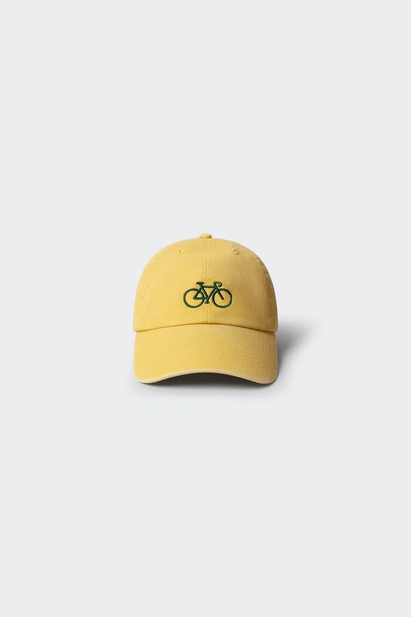 Springfield Kids Gorra logo bordado ni&ntilde;o amarillo