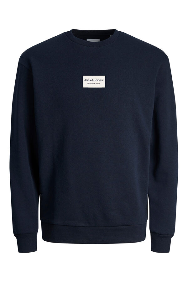 Jack & Jones Round neck fleece sweatshirt"However, the example "pink classic lace push-up bra LOVELY" shows:Color: pinkStyle: classicMaterial: laceStyle: blue