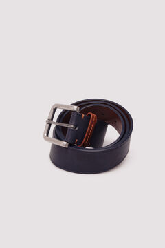 Springfield Faux leather belt with stitching