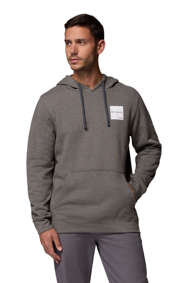 Columbia Sudadera estampada con capucha Columbia Trek&trade; para hombre gris