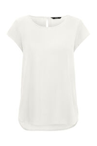 Only Camiseta lisa manga corta