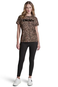 DKNY T-shirt de manga curta estampada