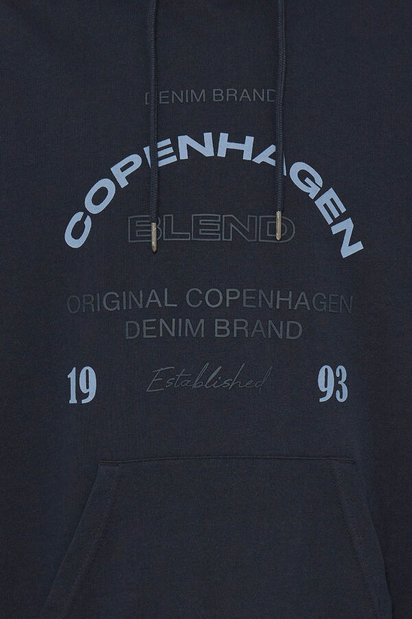 Blend Sudadera con capucha azul