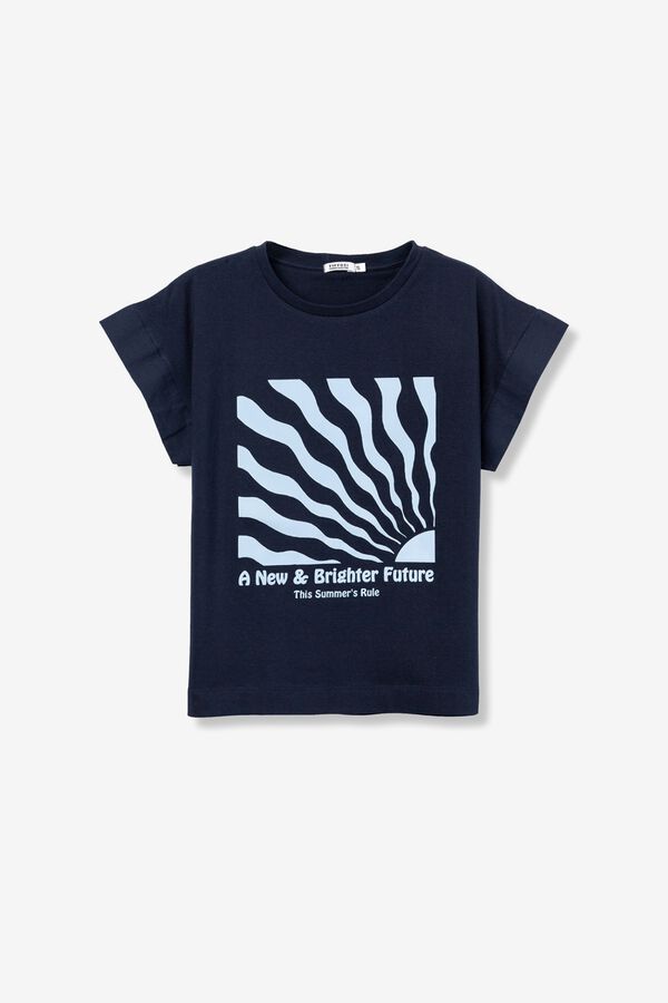 Tiffosi Short-sleeved T-shirt bleu