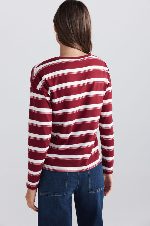 Springfield Striped T-shirt red