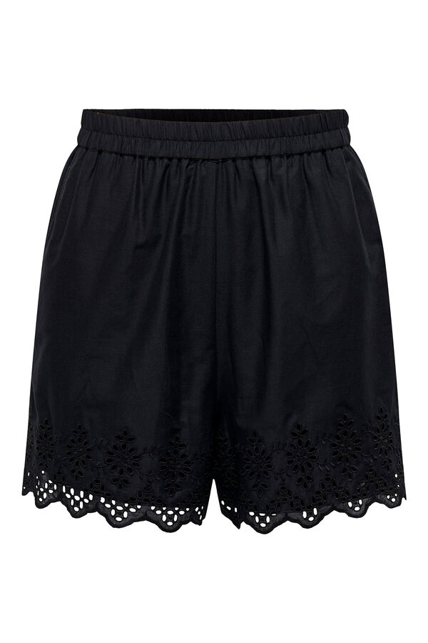 Springfield Embroidered shorts  black