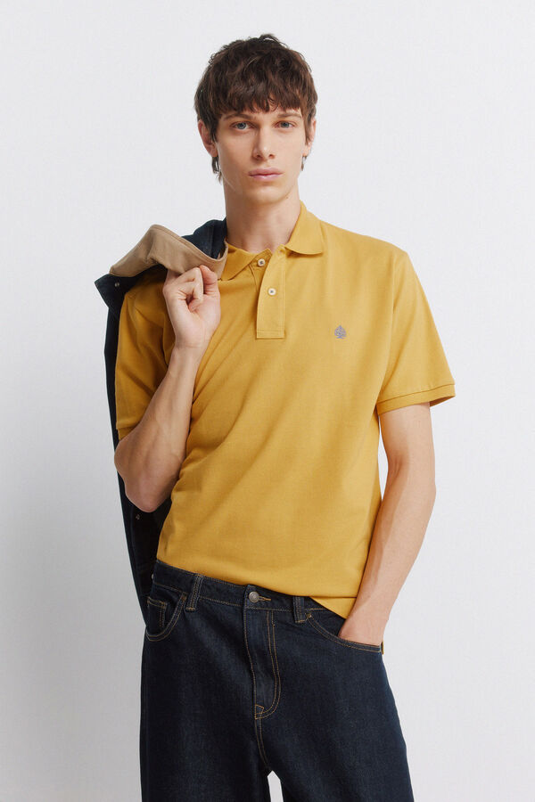 Springfield Basic regular fit polo shirt SPRINGFIELD printed