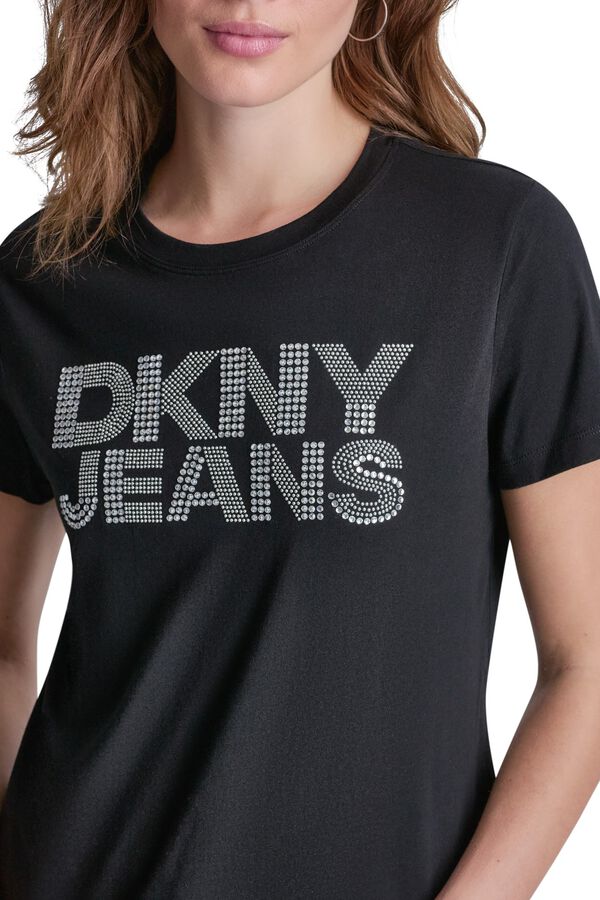 DKNY T-shirt de manga curta preto
