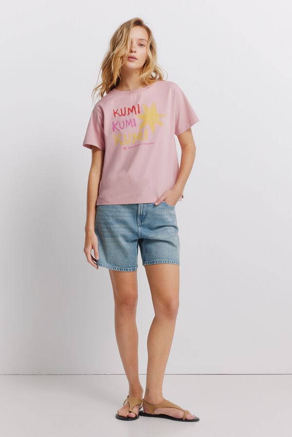 Springfield Camiseta KUMI Estrella marfil