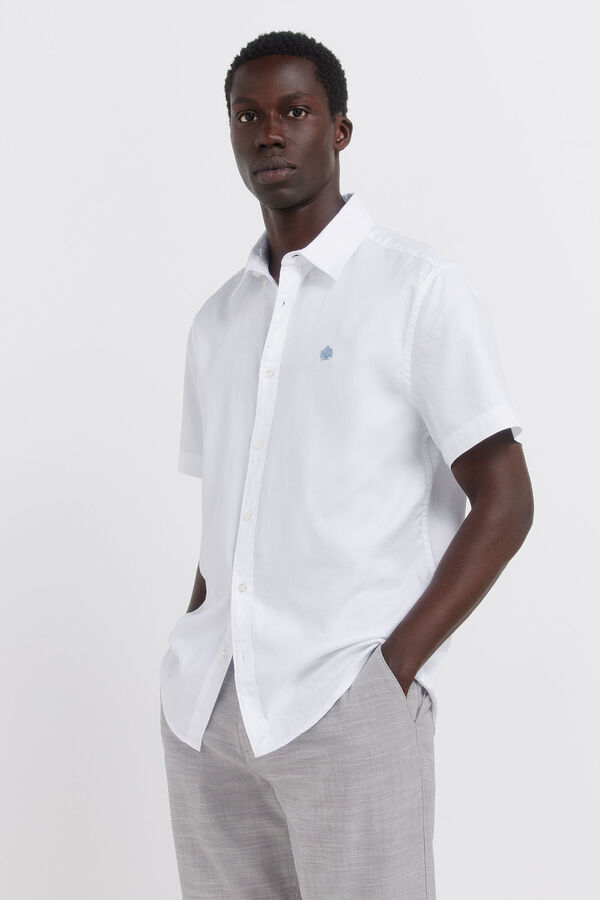 Springfield Bermude od chambray tkanine udobnog slim fit kroja Siva