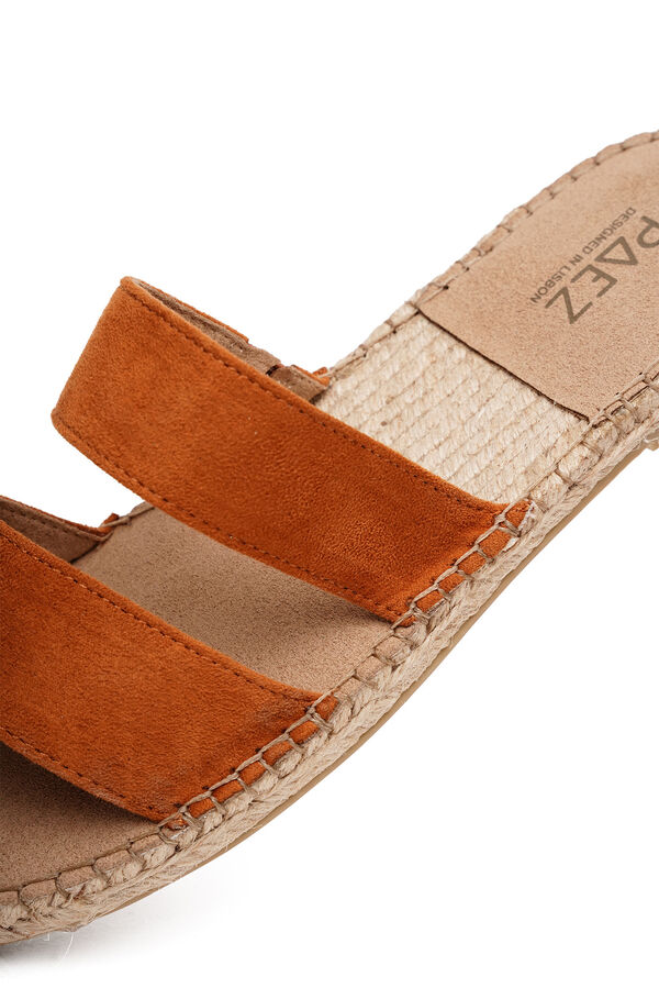 Paez Paez Sandal Straps Vegan Suede Camel brown