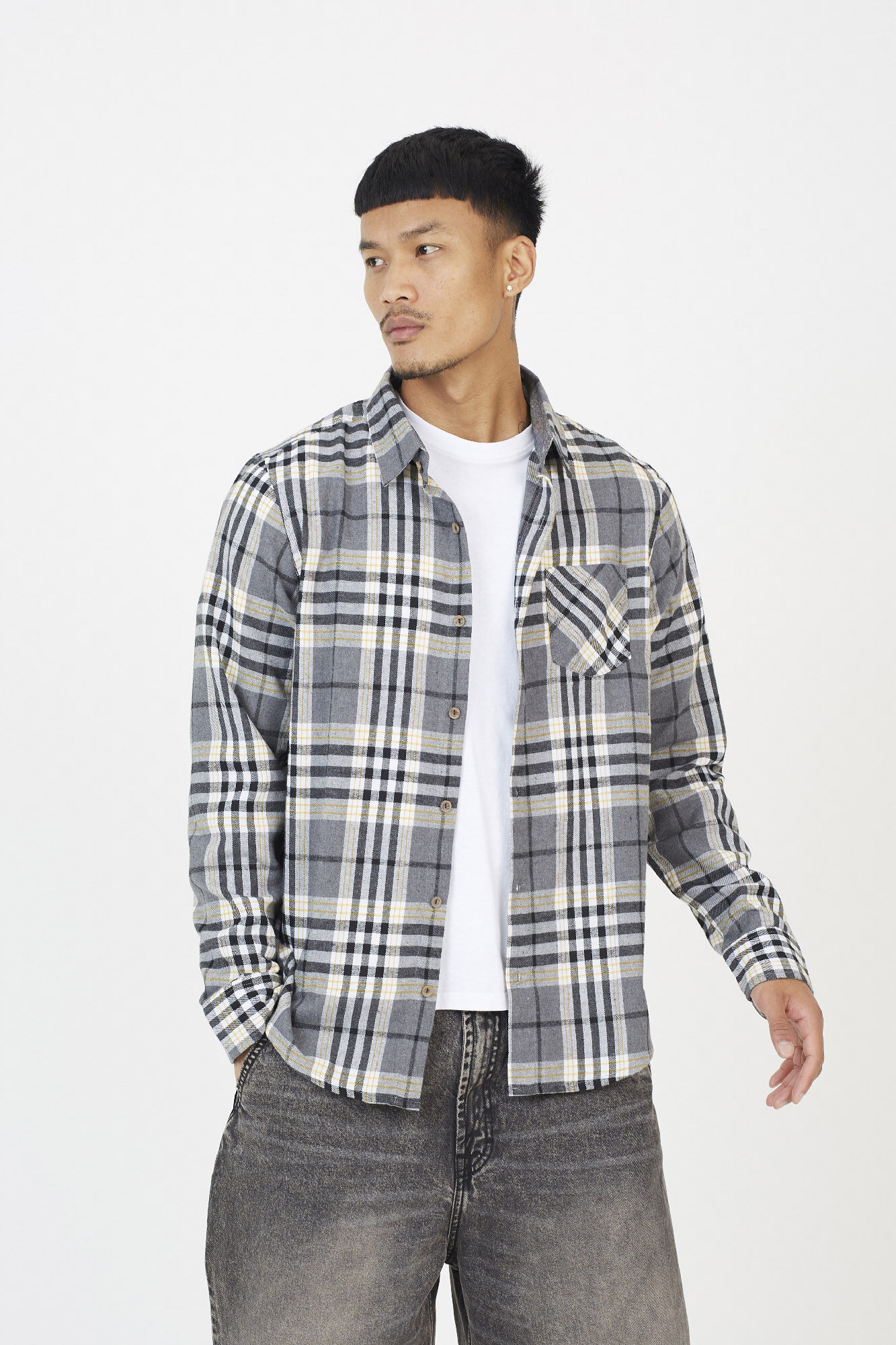 Brave Soul Camisa a cuadros