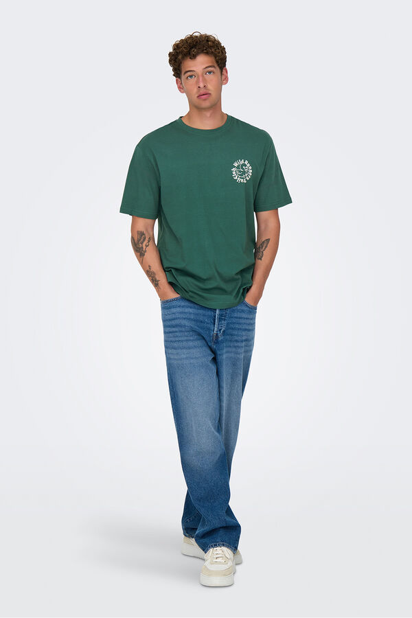 Only & Sons Short sleeve T-shirt blue