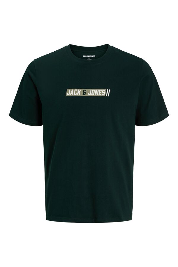 Jack & Jones PLUS Logo short sleeve T-shirt blue