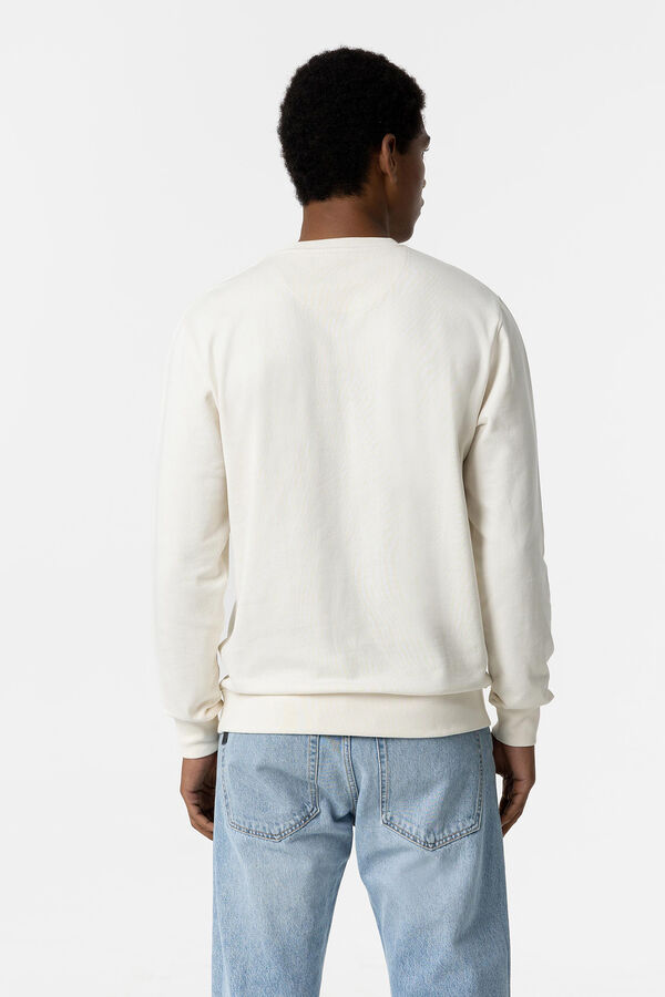 Springfield Sweatshirt with front print smeđa