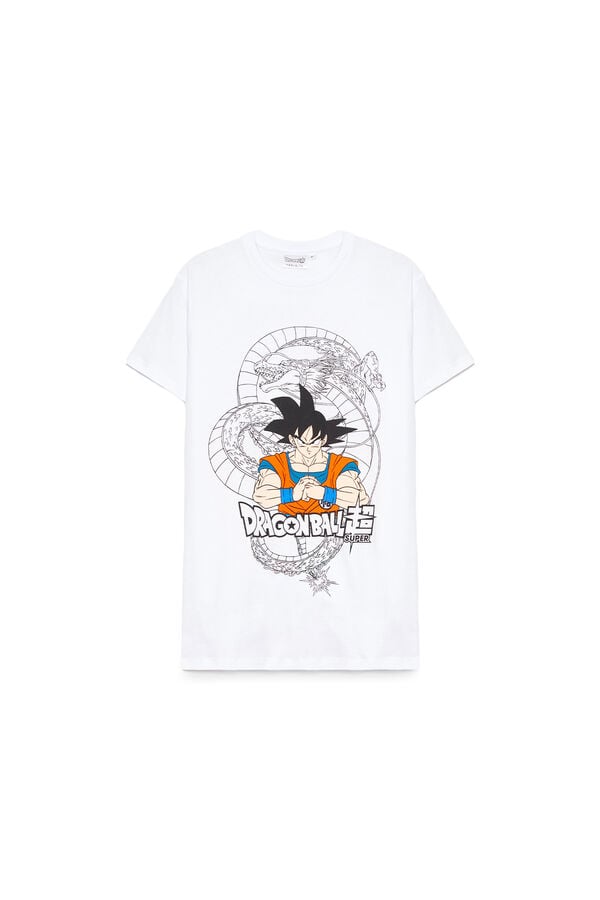 Springfield T-Shirt Dragon Ball-Print blanco