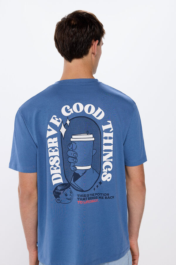 Springfield Coffee T-shirt blue