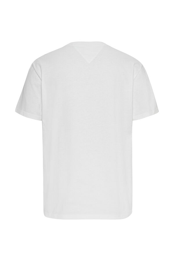 Springfield Camiseta de hombre Tommy Jeans blanco