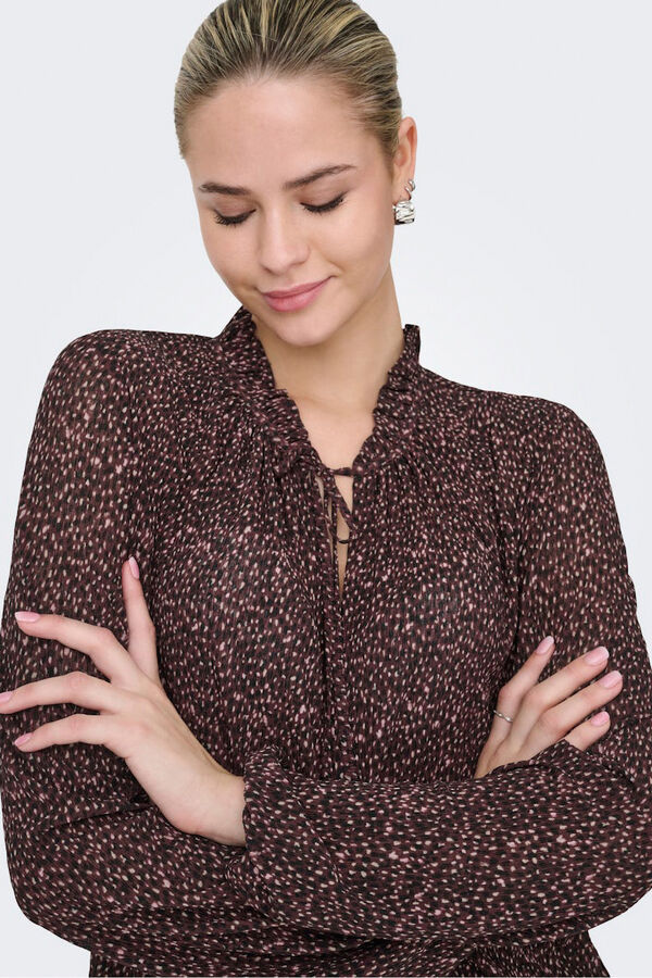 Only Blusa estampada manga larga estampado