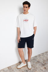 Trendyol Bermudas tipo jogger azul