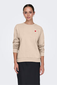 JDY Sweatshirt mit Rundhalsausschnitt