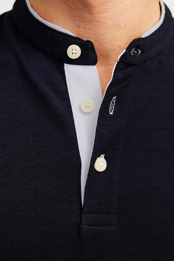 Jack & Jones Polo Mao Slim Fit azul